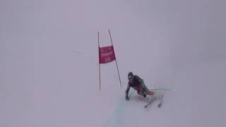 Ted Ligety a k a  The Alien killing it in Saas Fee October 2014