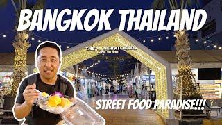 Bangkok Street Food at The One Ratchada Night Market!  Thai Street Food in Bangkok!