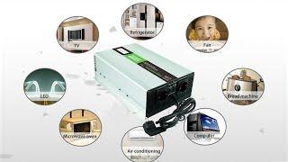 Solarway1500W 12V 24V Dc To Ac 110V 220V 230V Power Inverter With Battery Charger Functions