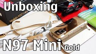 Nokia N97 Mini Gold Unboxing 4K with all original accessories Nseries RM-555 review