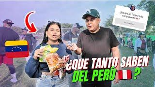 Los VENEZOLANOS  cada vez SABEN MÁS sobre el PERÚ  | #venezolanosenperú