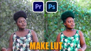 How to CONVERT a PRESET into a LUT In Photoshop into Premiere Pro 2023