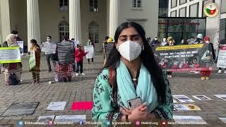 Dhreen Abdullah's speech on eve of occupation day of Balochistan in Germany.