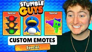 I Created Custom Stumble Guys Emotes!