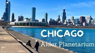 [4K] Walkthrough - Outside of the Adler Planetarium - Chicago Skyline - Downtown Walking Vlog 