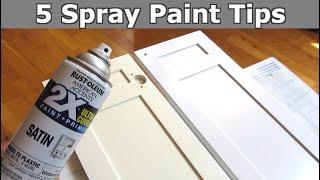 5 Spray Paint Tips | Smooth Even Perfect Finish