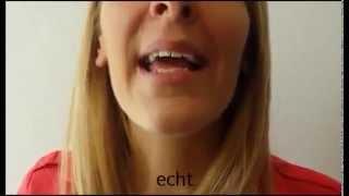 Deutsche Aussprache - German pronunciation: e/ i/ä/ö/ü + ch