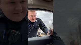 She got pulled over by her own brother 