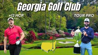 SIM Golf Master Takes on Tour Pro: Battle at Amen Corner!