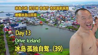 环冰岛(39) 街头小吃 托宁湖 市政厅 市民温泉 冰岛山羊排Iceland D13-3