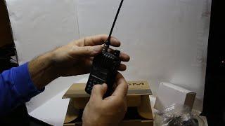 ICOM IC-U80, распаковка и включение.