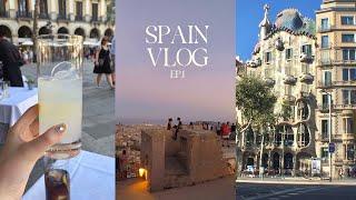 Spain Travel  EP1•How about a trip to Spain?•Beautiful sunset•Barcelona hotel•Barcelona trip vlog