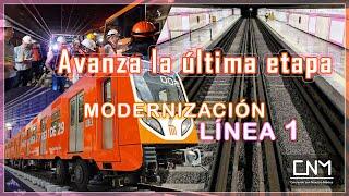 Finalizando la modernización Línea 1 del metro, se van a rehabilitar otras líneas del metro, CDMX