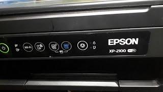 Epson XP 2100 self maintenance and repair printer does not print or print with stripes