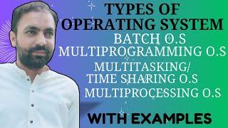 Lec-2: Types of Operating System - Batch ,Multiprogramming and Multitasking OS , Multiprocessing OS