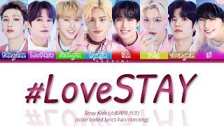 Stray Kids '#LoveSTAY' Color Coded Lyrics (Han/Rom/Eng)