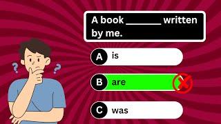 Can you pass Active-Passive Voice Quiz! Test Your Skills ! Only 5% gets all right!