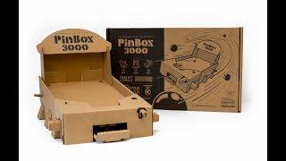 PinBox 3000: Cardboard Pinball Machine Kickstarter 2016