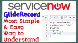 ServiceNow GlideRecord || #servicenow #gliderecord #itsm #coding #serverside