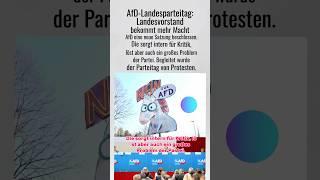 AfD-Landesparteitag:Landesvorstand bekommt mehr MachtAfD eine neue Satzung#politik#AfD#shorts#maa25