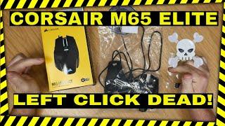 Corsair M65 RGB Elite Gaming Mouse.  LEFT CLICK REPAIR 