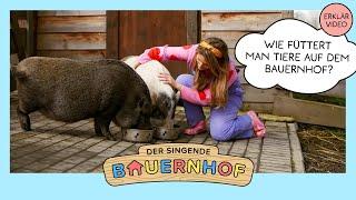 Wie füttert man Tiere auf dem Bauernhof? (Sarah & Otti Stubs erklären die Bauernhof-Welt - Teil 2)