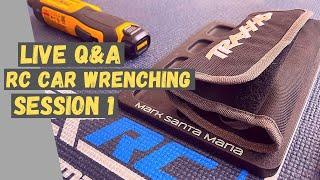 LIVE Q&A and Tech Talk | RC Car Wrenching Session 1