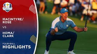 MacIntyre/Rose vs Homa/Clark Extended Highlights | 2023 Ryder Cup