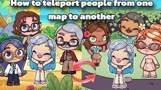 HOW TO  GET MORE CHARACTERS AND TELEPORT PEOPLE FROM ONE LOCATION TO ANOTHER IN AVATAR WORLD