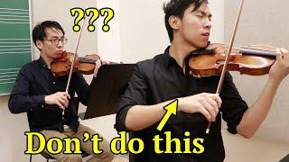 How NOT to be a Concertmaster