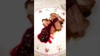 Вкусное мясо Козлятина с кислосладким виноградным соусом  Козлятина @Сельская Жизнь @Кухня_наизнанку