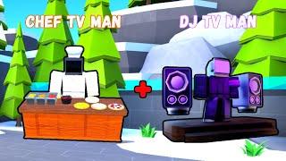 CHEF TV MAN WITH BOOSTER UNIT IS OP! (TOILET TOWER DEFENSE)