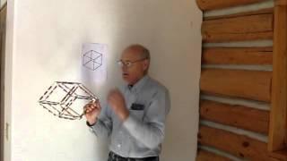 How to See and Count the Eight Cubes That Make up a 4D Hypercube