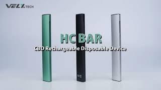Velxtech CBD Disposable Rechargeable Vaporizer Pen HC Bar