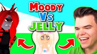 JELLY Vs MOODY - Who Will WIN?! In Adopt Me! (Roblox)