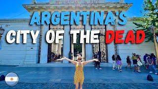 ARGENTINAS CITY OF THE DEAD - RECOLETA CEMETERY TOUR & SHOCKING STORIES! 