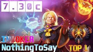 Top #1 Europe - PSG.LGD.NothingToSay Invoker MID [Patch 7.30c] [Pro Player]