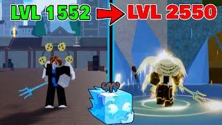 How to LEVEL UP FAST in the Third Sea using ICE FRUIT in BLOX FRUITS 2024 | LVL 1552 to Max