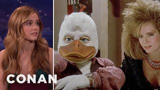 Zoey Deutch Watched Her Mom Have Sex With Howard The Duck | CONAN on TBS