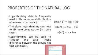 8.1 Models with natural logarithm (log-log, lin-log, and log-lin models)