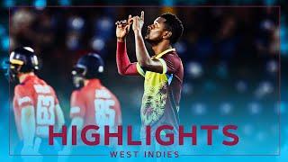 Hosein Takes 4-Fer & Curran Hits Crucial 41 | Extended Highlights | West Indies v England | 3rd T20I