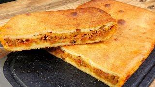 Ваш любимый заливной пирог с тушеной капустой — Просто, Быстро и Очень Вкусно!