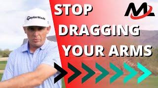 Stop Dragging Your Arms (Sling Them!) | Milo Lines Golf