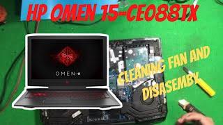 HP OMEN 15-CE088TX || CLEANING FAN AND DISSASEMBLY