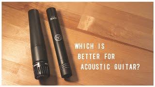 AKG P170 vs. Shure SM57: Acoustic Guitar Microphone Comparison | Mono and Stereo XY (No talking)