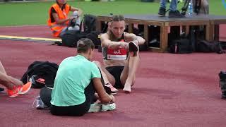 FEMKE BOL getting ready to RUN at Gala dei Castelli #bellinzona