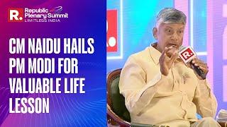 Andhra CM Chandrababu Naidu Talks About How He Dealt With Setbacks | Republic Plenary Summit 2025