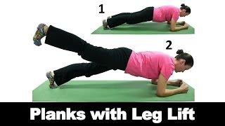 Planks with Leg Lift - Ask Doctor Jo