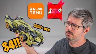 I paid $4 for a 1000+ piece non-LEGO car set on TEMU so you don't have to