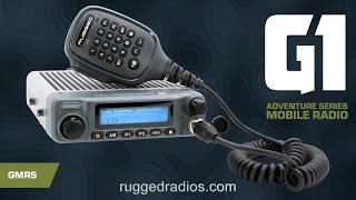 Rugged G1 ADVENTURE SERIES Waterproof GMRS Mobile Radio